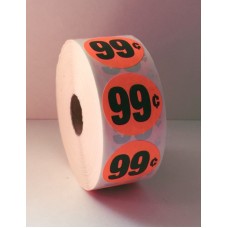 1.375" Round Label Roll